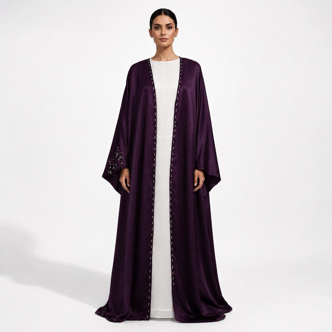 Royal Amethyst Flow Abaya