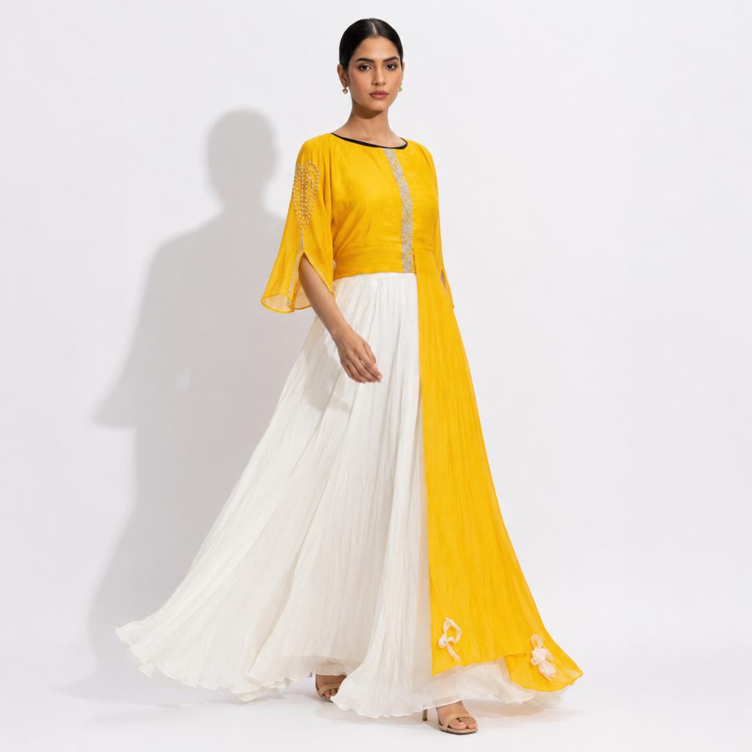 Sunshine Dual Tone Festive Gown