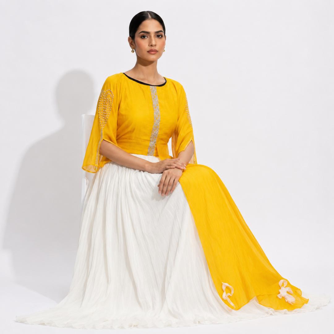 Sunshine Dual Tone Festive Gown